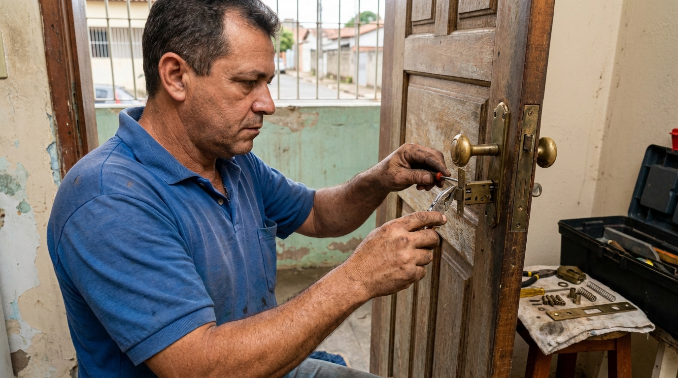 Conserto de Fechadura Tetra em Aparecida de Goiânia‑GO